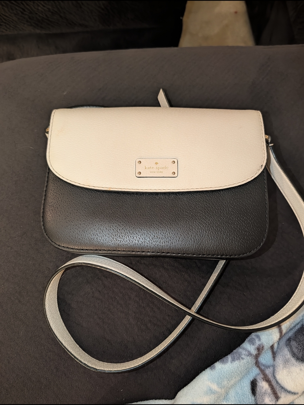 kate spade Navy & White Crossbody Bag